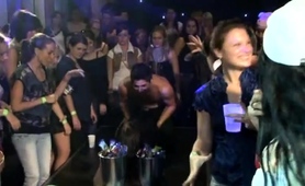 Wild Girls Sucking And Fucking A Gang Of Cocks In The Club