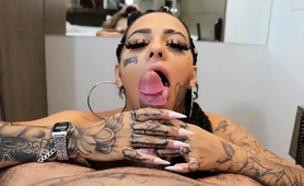 inked-latina-slut-delivering-sensual-blowjob-pov-style