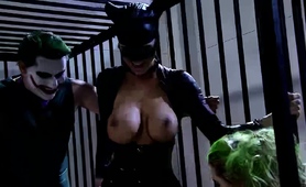 Joker FFM 3Some Porn Parody
